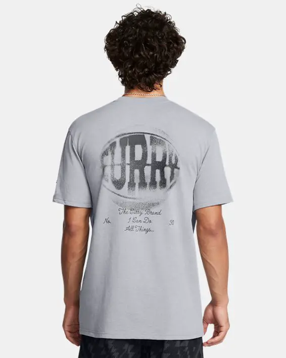 Remera de Basketball Curry Verbiage Heavyweight para Hombre image number 1