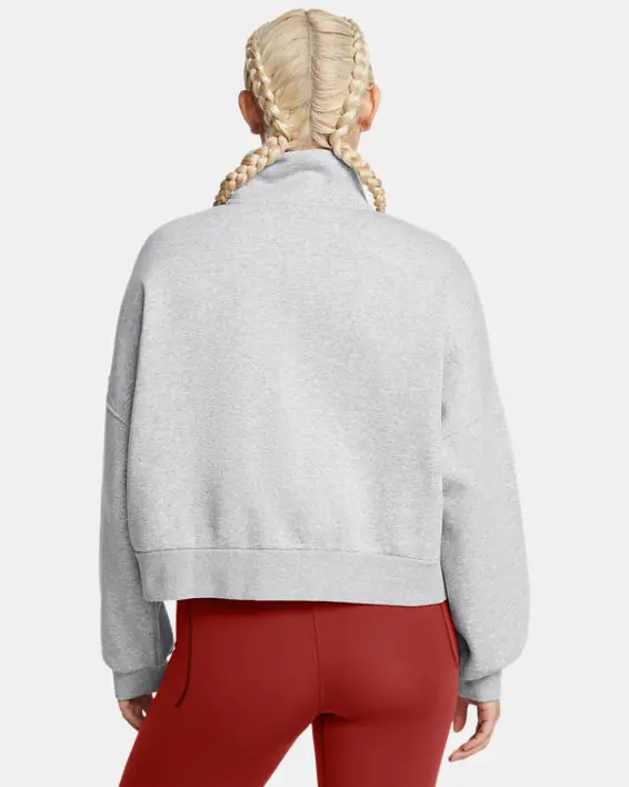 Buzo de entrenamiento oversized UA Icon Fleece para mujer image number 1