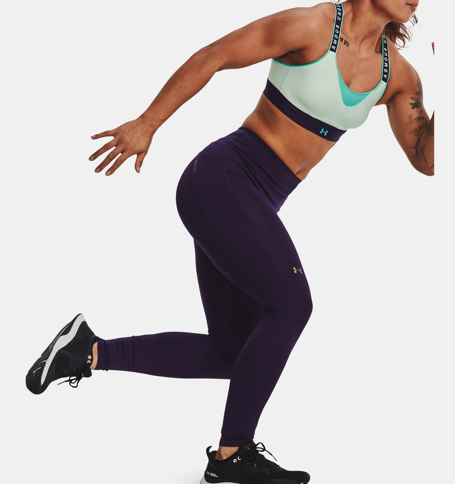 Calzas UA RUSH™ No-Slip Waistband Full-Length para mujer image number 0