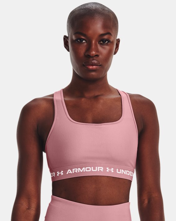 Crossback Mid Bra-PNK