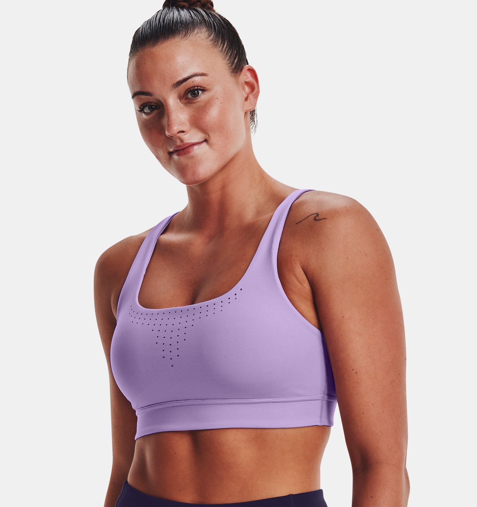 Bra deportivo UA Rush Mid para mujer image number 2