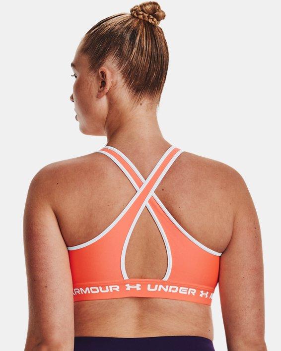 Bra deportivo de impacto medio Armour&reg; Mid Crossback para mujer image number 5