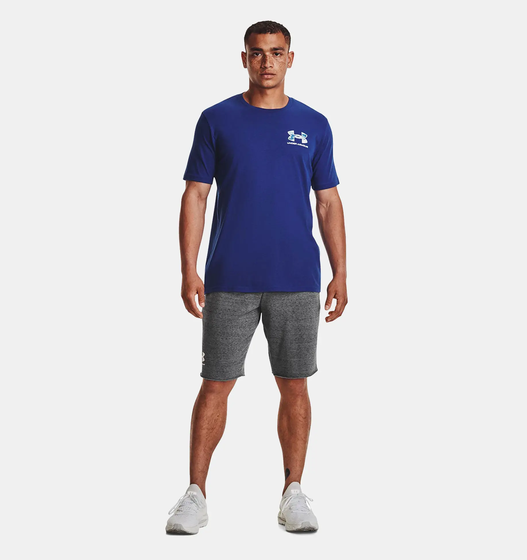 Remera de entrenamiento UA ABC camo fill para hombre image number 2