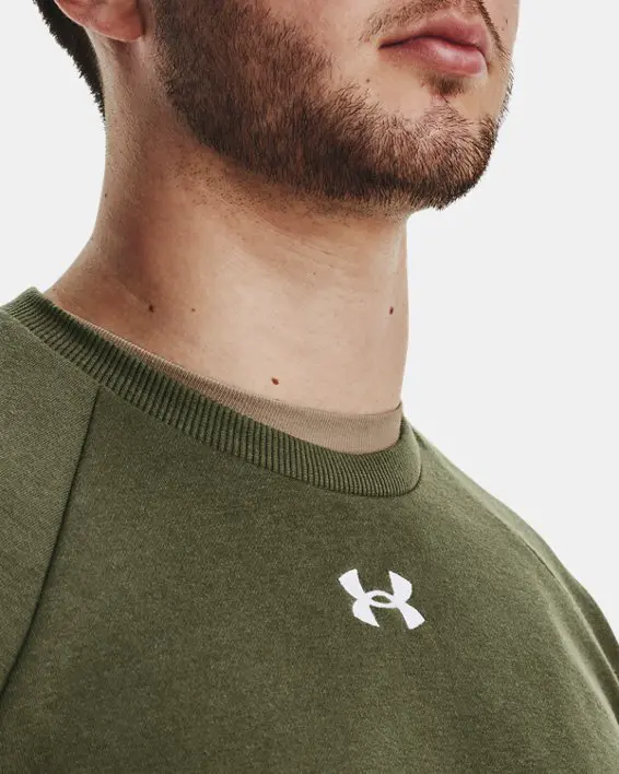 UA M Rival Fleece Crew image number 3