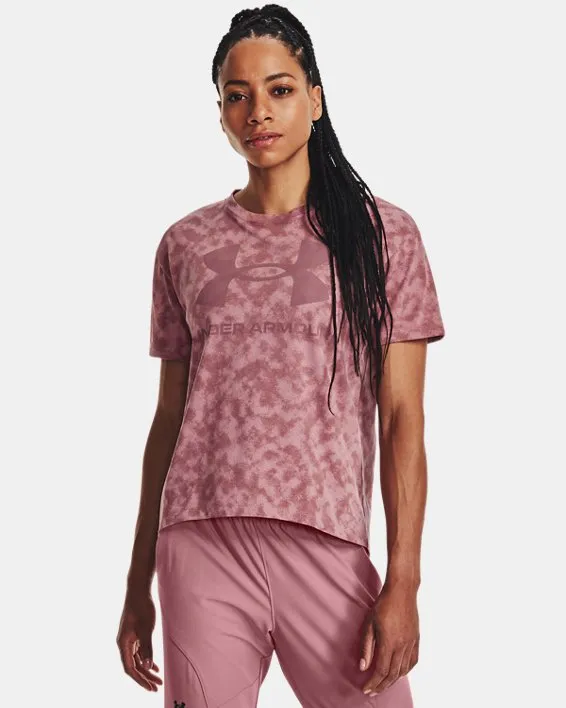 UA LOGO AOP HEAVYWEIGHT SS