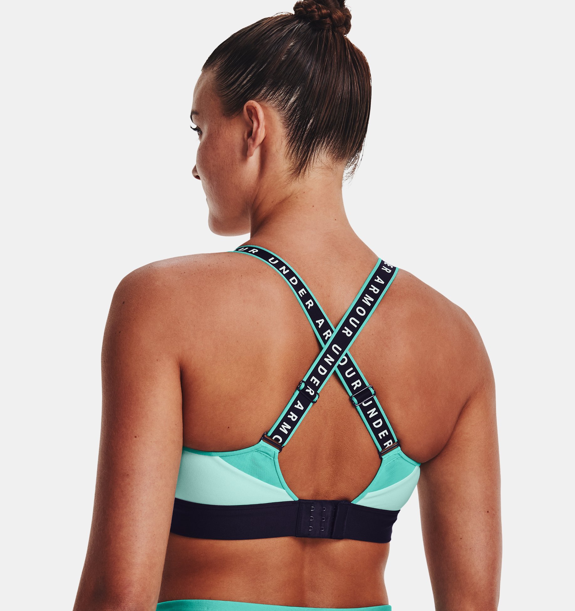Bra deportivo UA Infinity High Blocked para mujer image number 5
