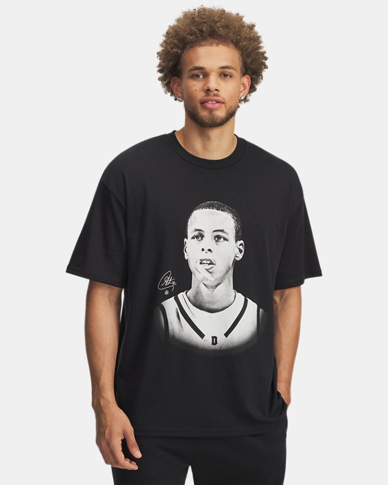 Remera de Basketball Curry Heavyweight Oversized para Hombre