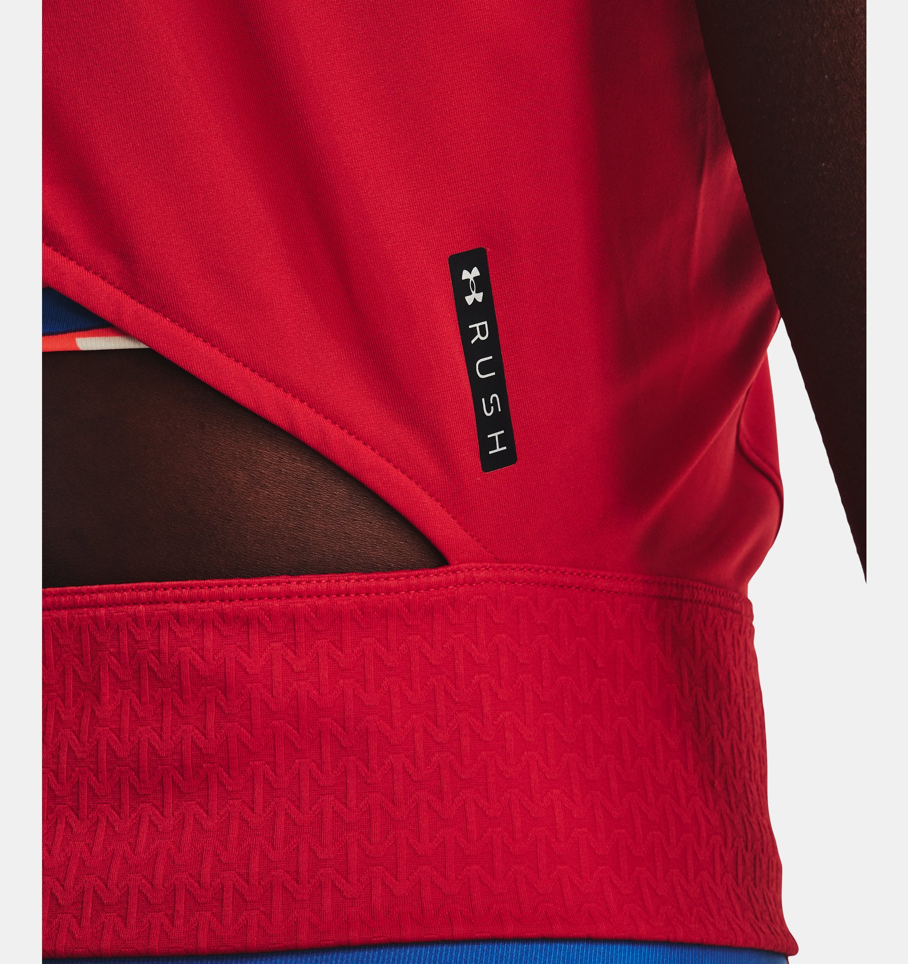 Remera UA Rush Perf para mujer image number 4