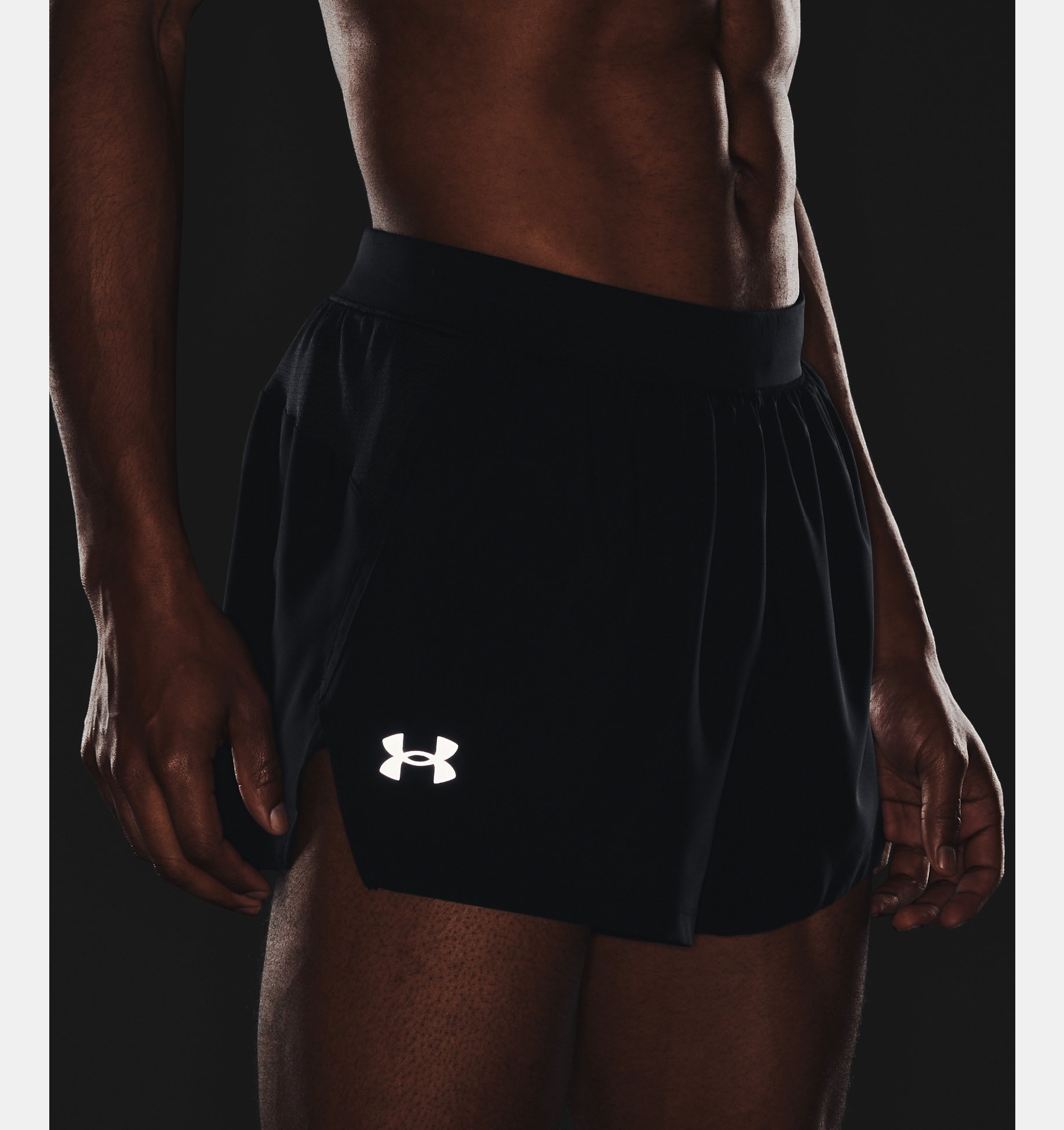 Short UA Launch Run Split para hombre image number 3