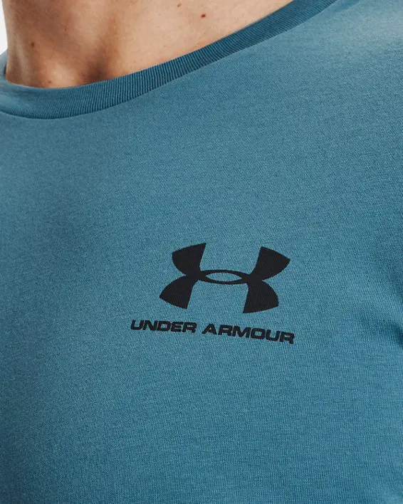 Remera de entrenamiento Under Armour Sportstyle Left Chest para hombre image number 3