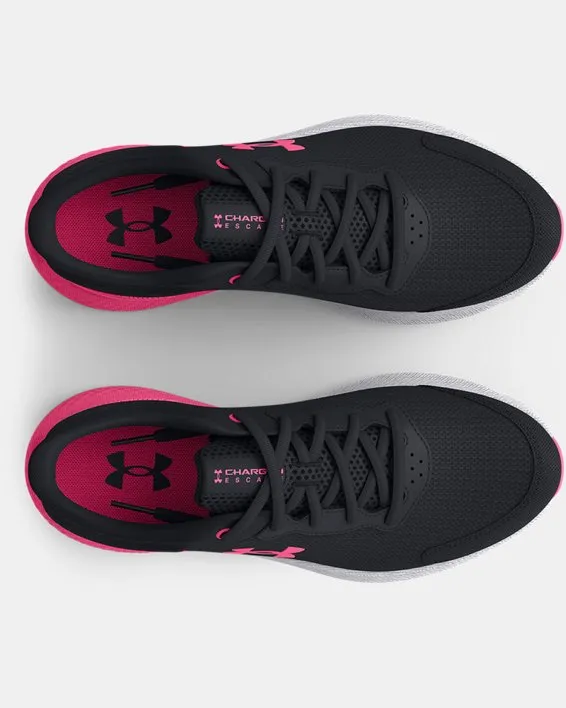 Zapatillas de running Grade School UA Charged Escape 4 para Niña image number 2