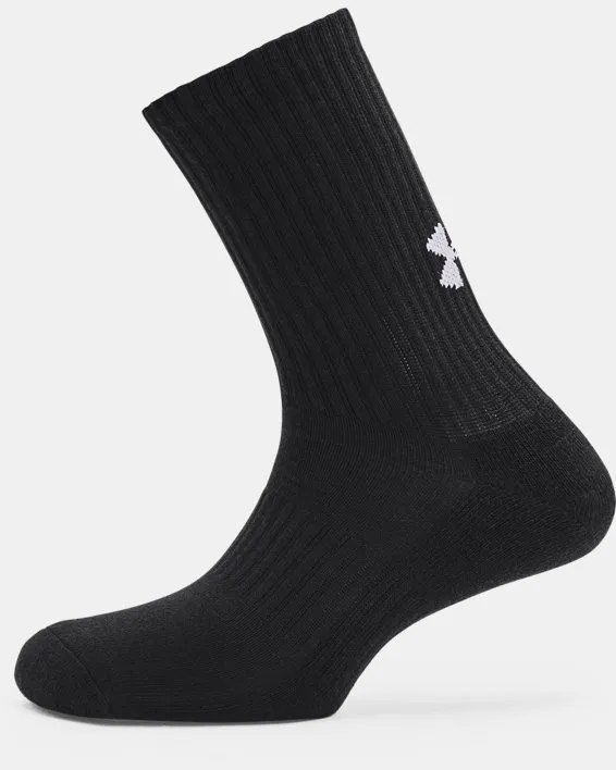 UA- CORE COTTON CREW- 3PK image number 3