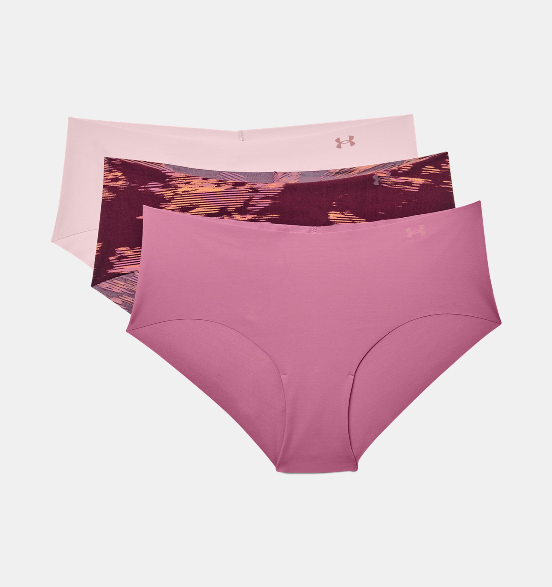 Braguita UA Pure Stretch Print para mujer - Paquete de 3 para mujer image number 3