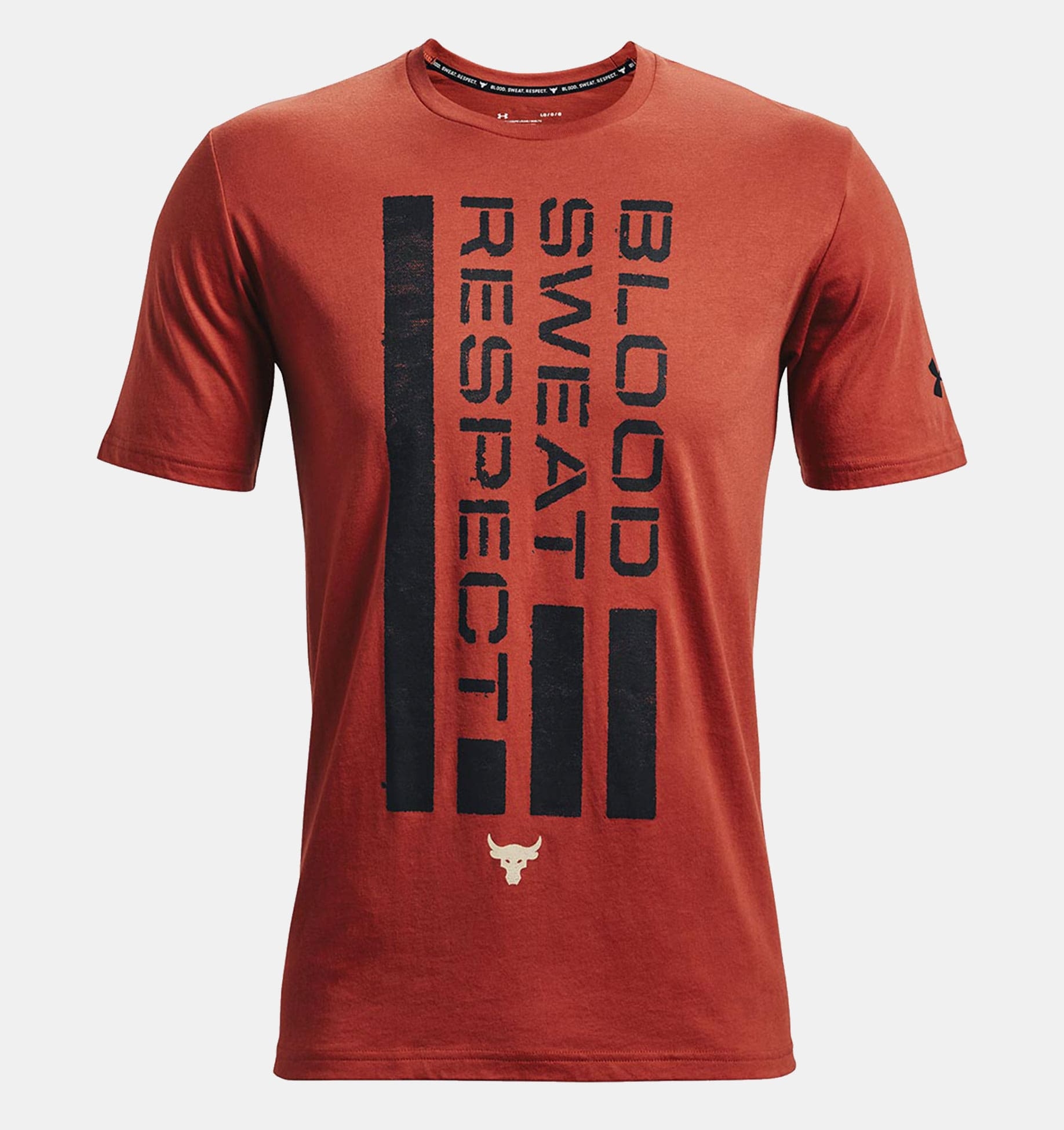 Remera UA Project Rock BSR Flag para hombre  image number 4