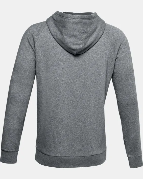 Buzo con capucha de tejido Fleece UA Rival Big Logo para hombre image number 5
