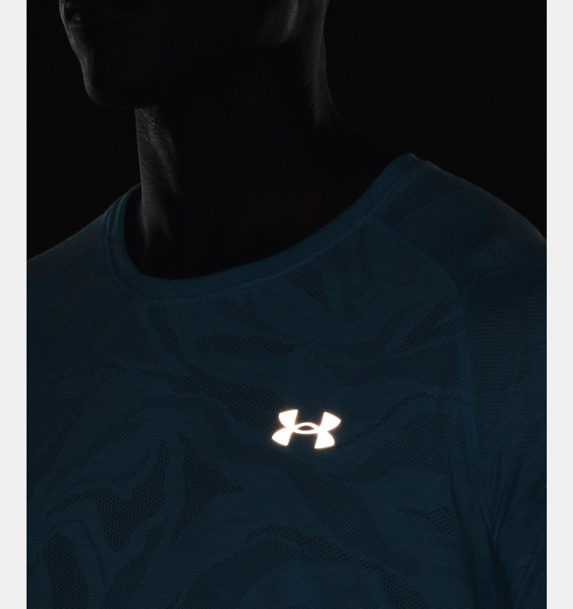 Remera UA Streaker Jacquard para hombre image number 3