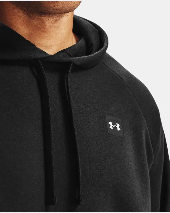 UA Rival Fleece Hoodie-BLK,SM image number 3