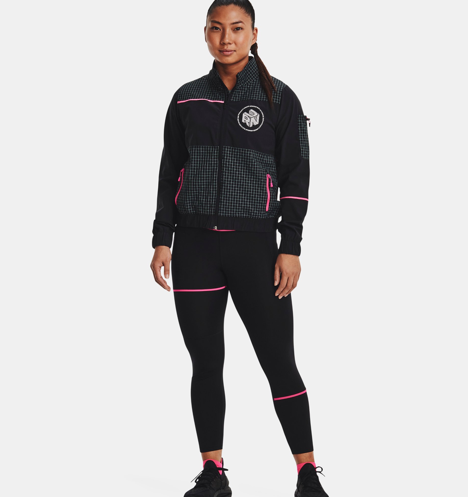 Campera Rompevientos UA Run Anywhere para mujer image number 3
