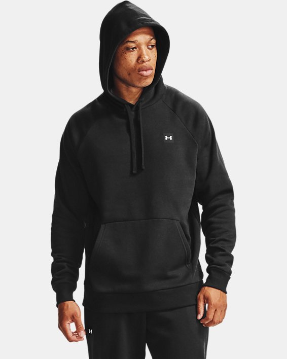 UA Rival Fleece Hoodie-BLK,SM