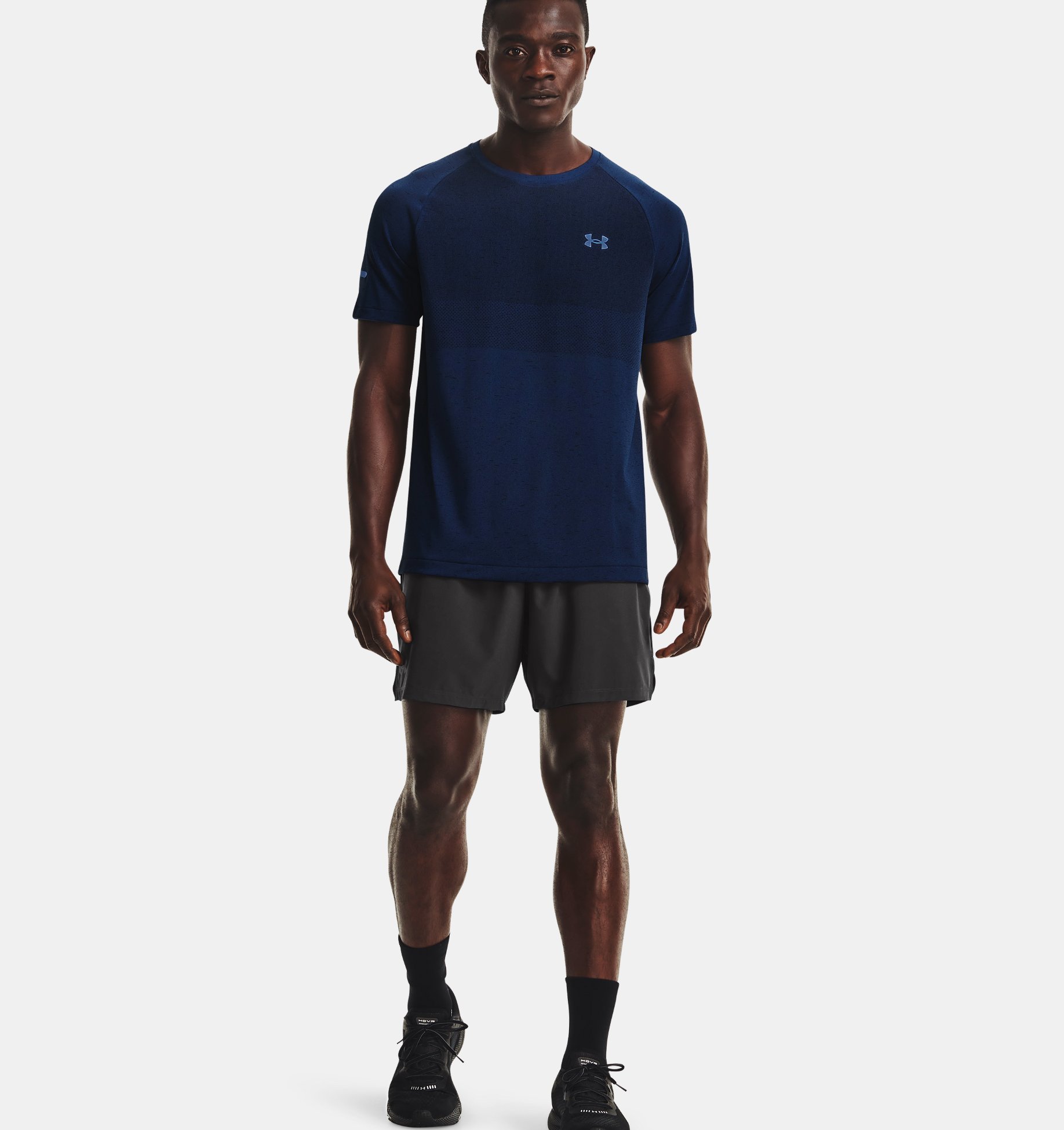 UA Seamless Run SS-BLU,SM image number 2