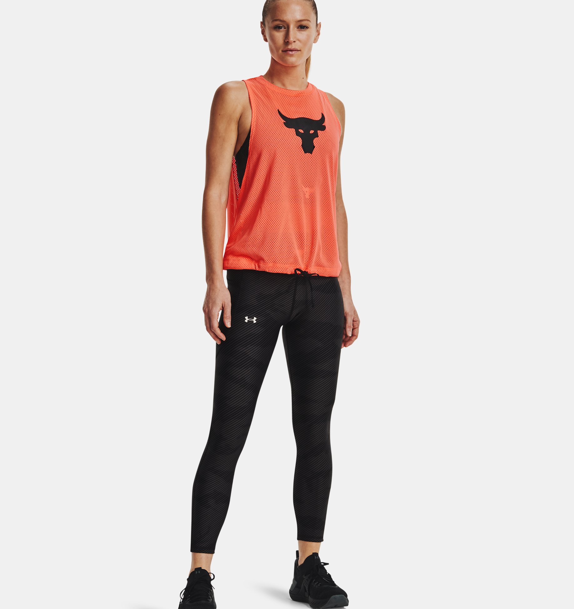 Musculosa UA Project Rock Mesh para mujer image number 2