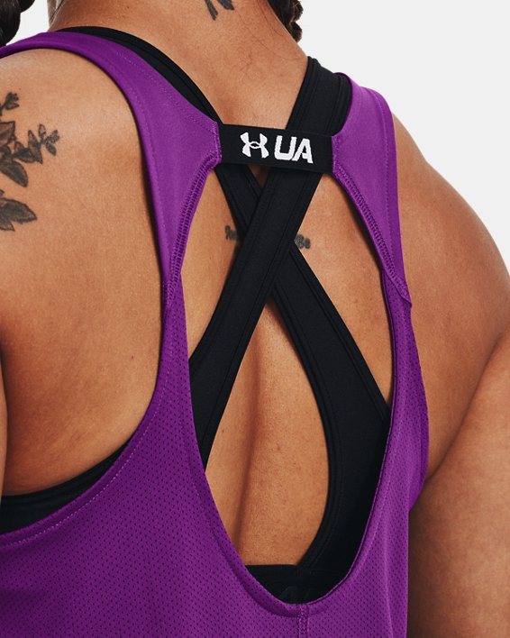 Musculosa UA Fly-By para mujer image number 3