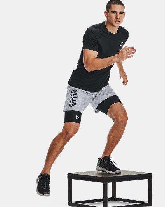 Short de Entrenamiento HeatGear&reg; Pocket Long para Hombre image number 3