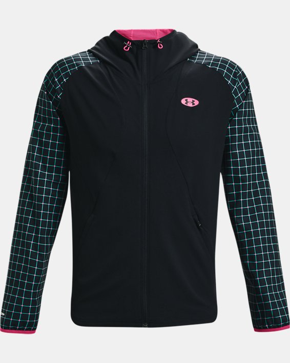 Campera con capucha UA Woven Geo para hombre image number 6