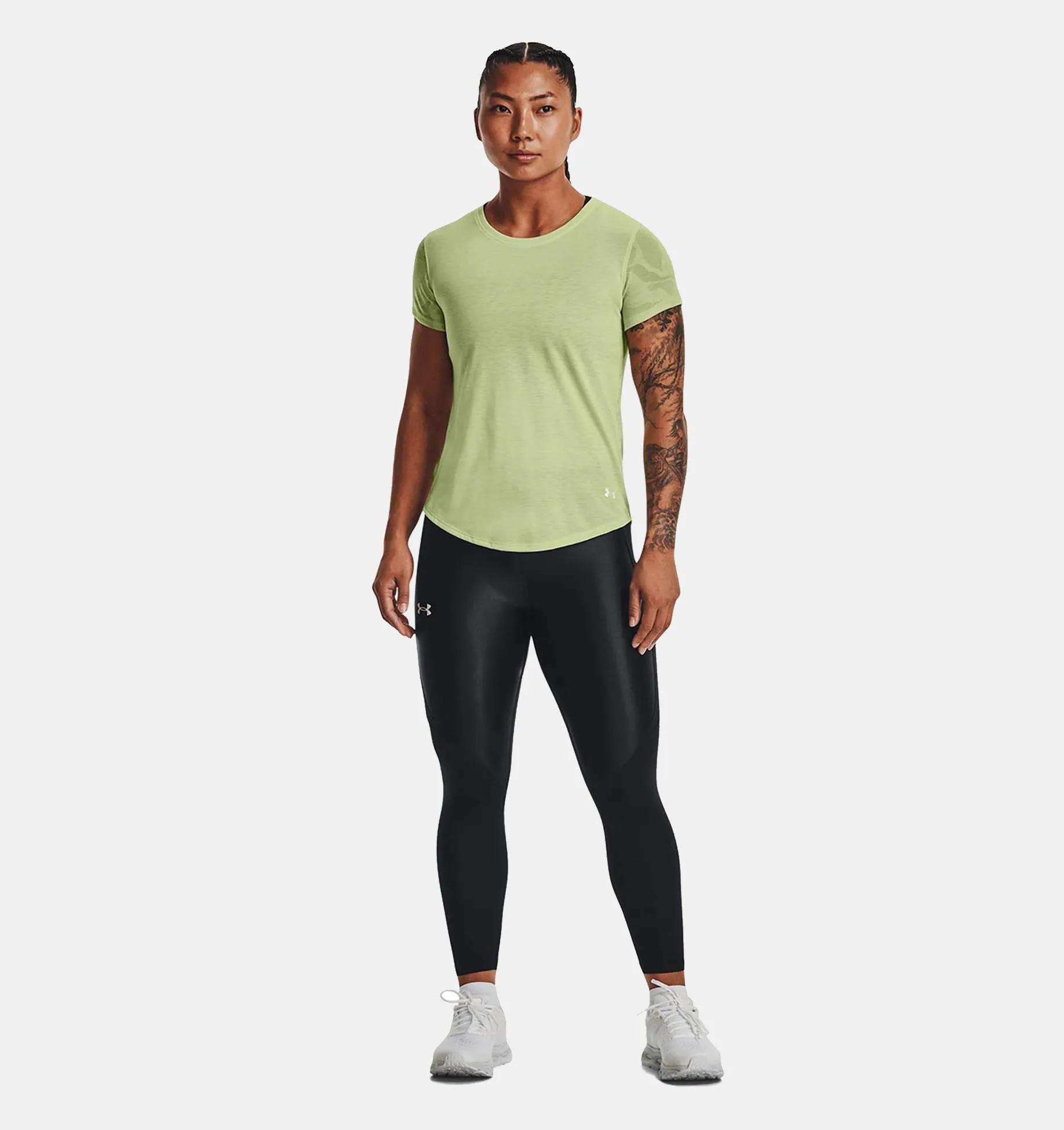 Remera UA Streaker Jacquard para mujer image number 2