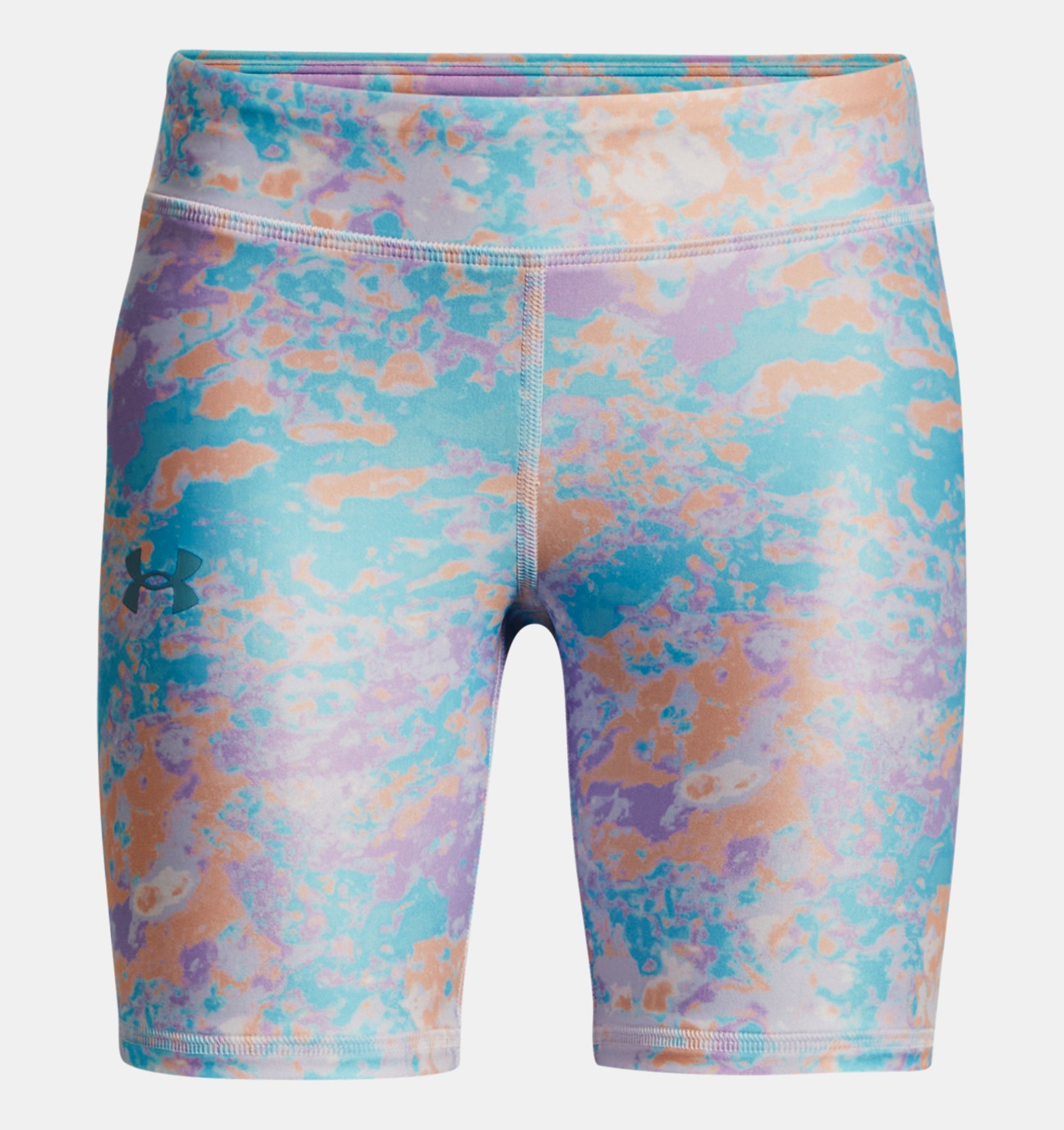 Bike Shorts HeatGear® Armour AOP para niñas