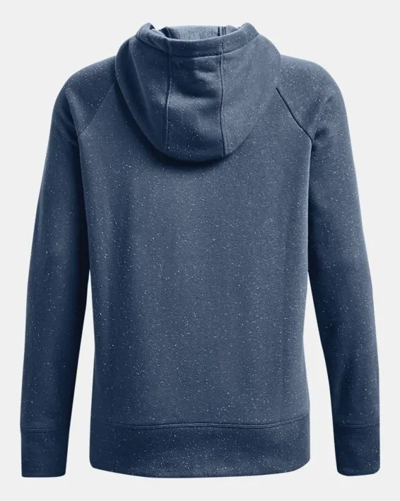 Buzo con capucha UA Rival Fleece Logo para mujer image number 5
