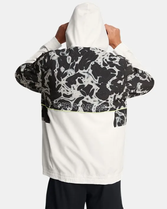 Campera de Basketball Zone Woven Printed para Hombre image number 1