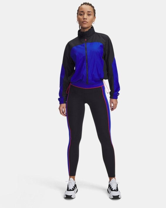 Campera de entrenamiento Project Rock Woven  Full-Zip para Mujer image number 2