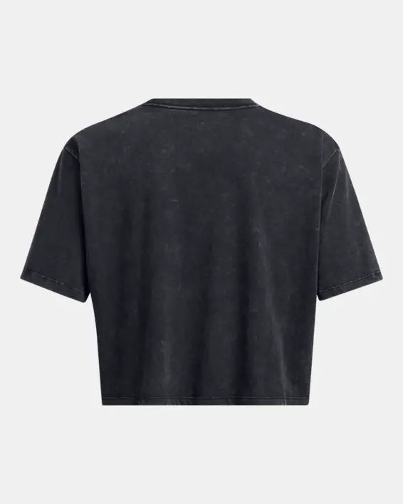UA W WASH LOGO  Boxy Crop SS image number 3