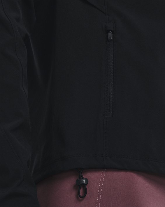 UA OutRun the STORM Jkt-BLK image number 4
