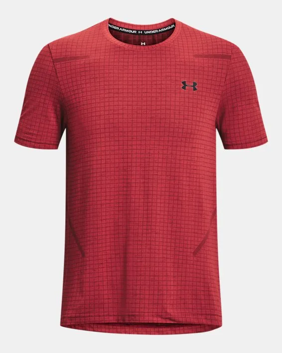 Remera de entrenamiento UA Seamless Grid para Hombre image number 4