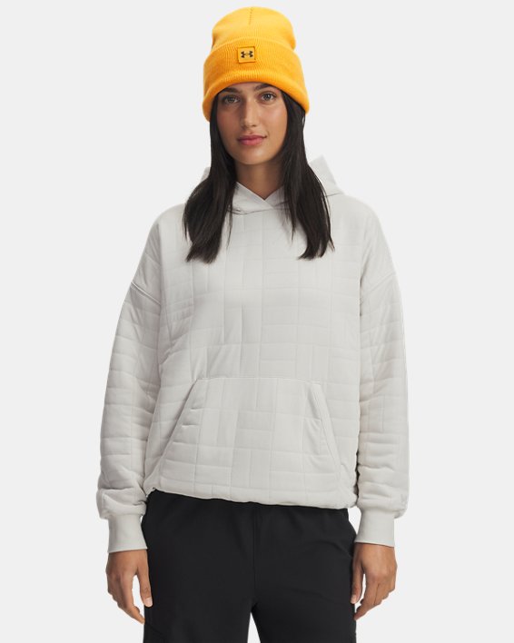 Hoodie UA Unstoppable Fleece Textured para Mujer