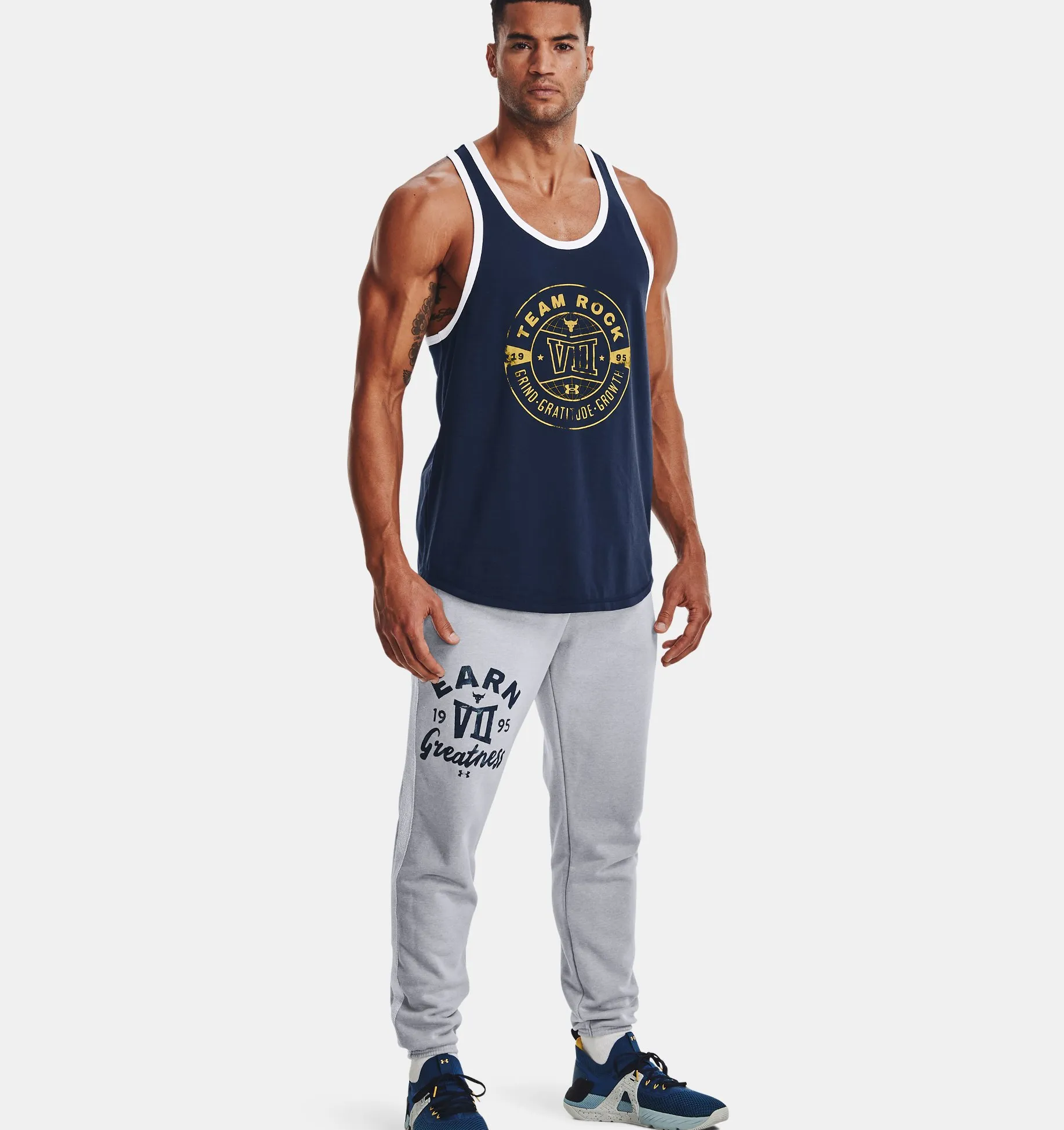 Musculosa UA Project Rock para hombre image number 2