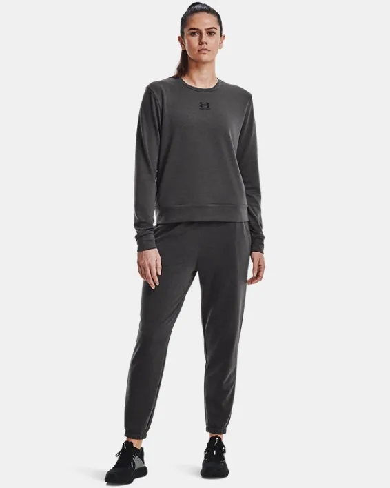 Pantalones de entrenamiento UA Rival Terry para Mujer image number 2
