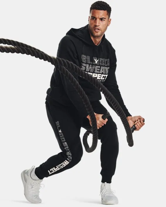 Jogger UA Project Rock Rival Fleece para Hombre image number 2