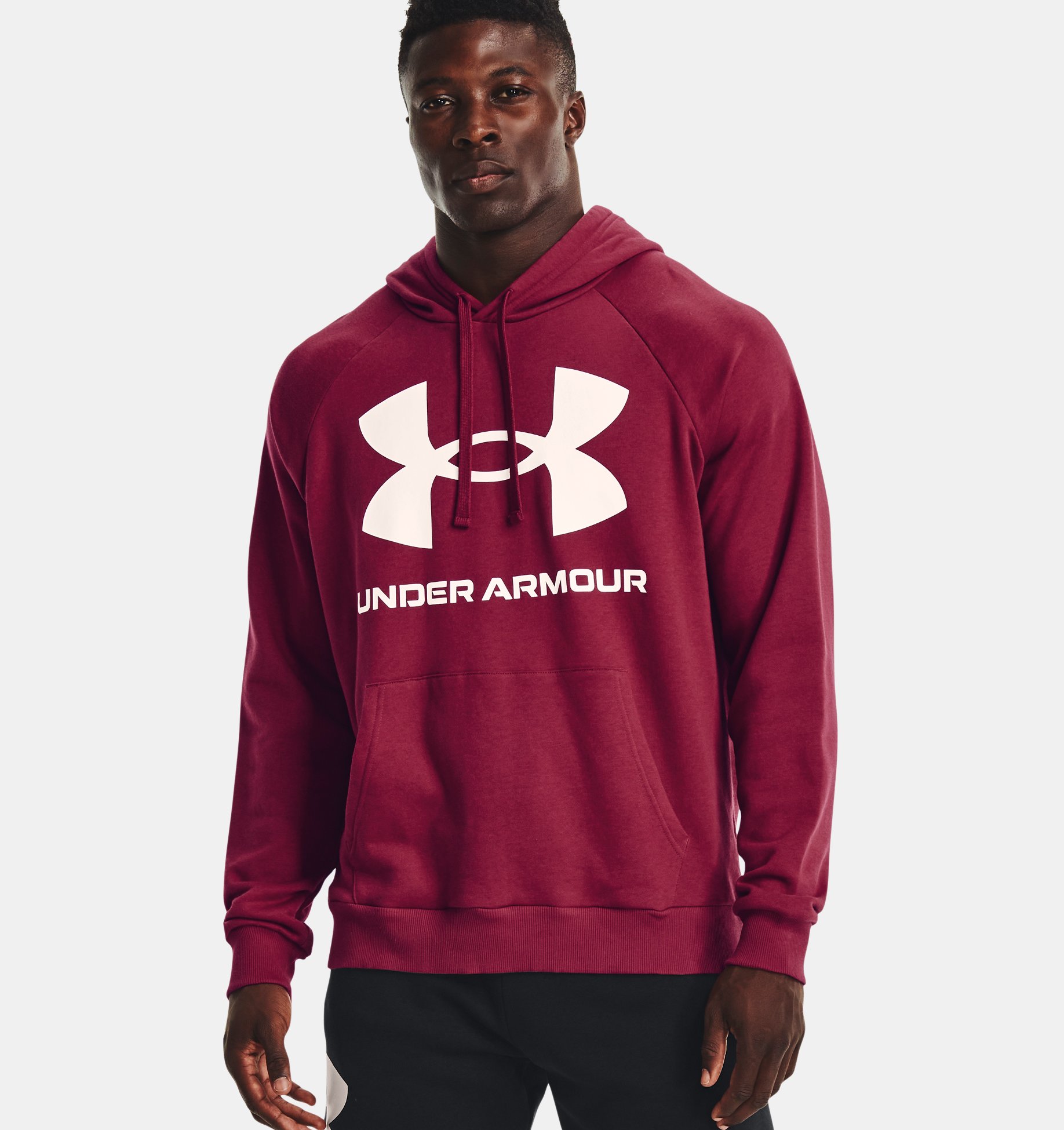 UA Rival Fleece Big Logo HD-PNK