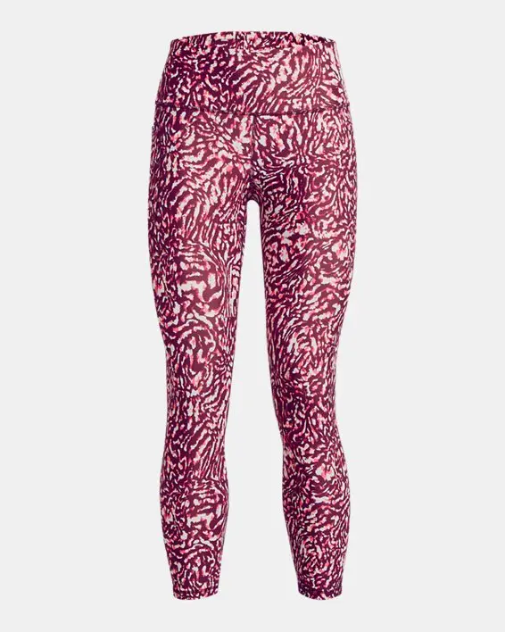 Leggings HeatGear® Armour No-Slip Waistband Printed Ankle para mujer image number 4