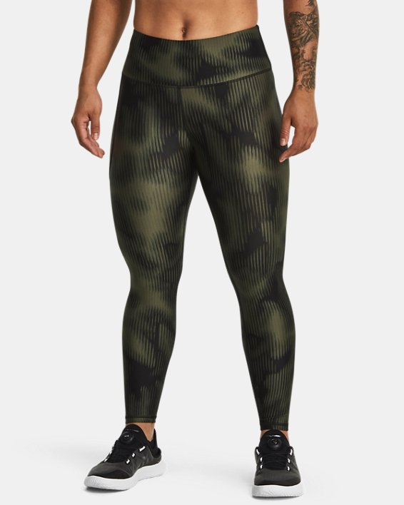 Leggings HeatGear® Armour No-Slip Waistband Printed Ankle para mujer