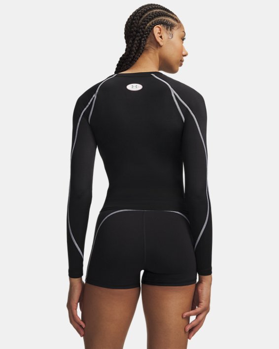 Remera de compresi&oacute;n UA Heatgear Elite Ls de Entrenamiento para Mujer image number 1