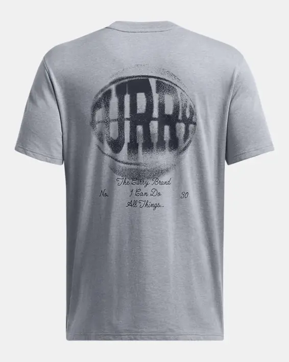 Remera de Basketball Curry Verbiage Heavyweight para Hombre image number 4