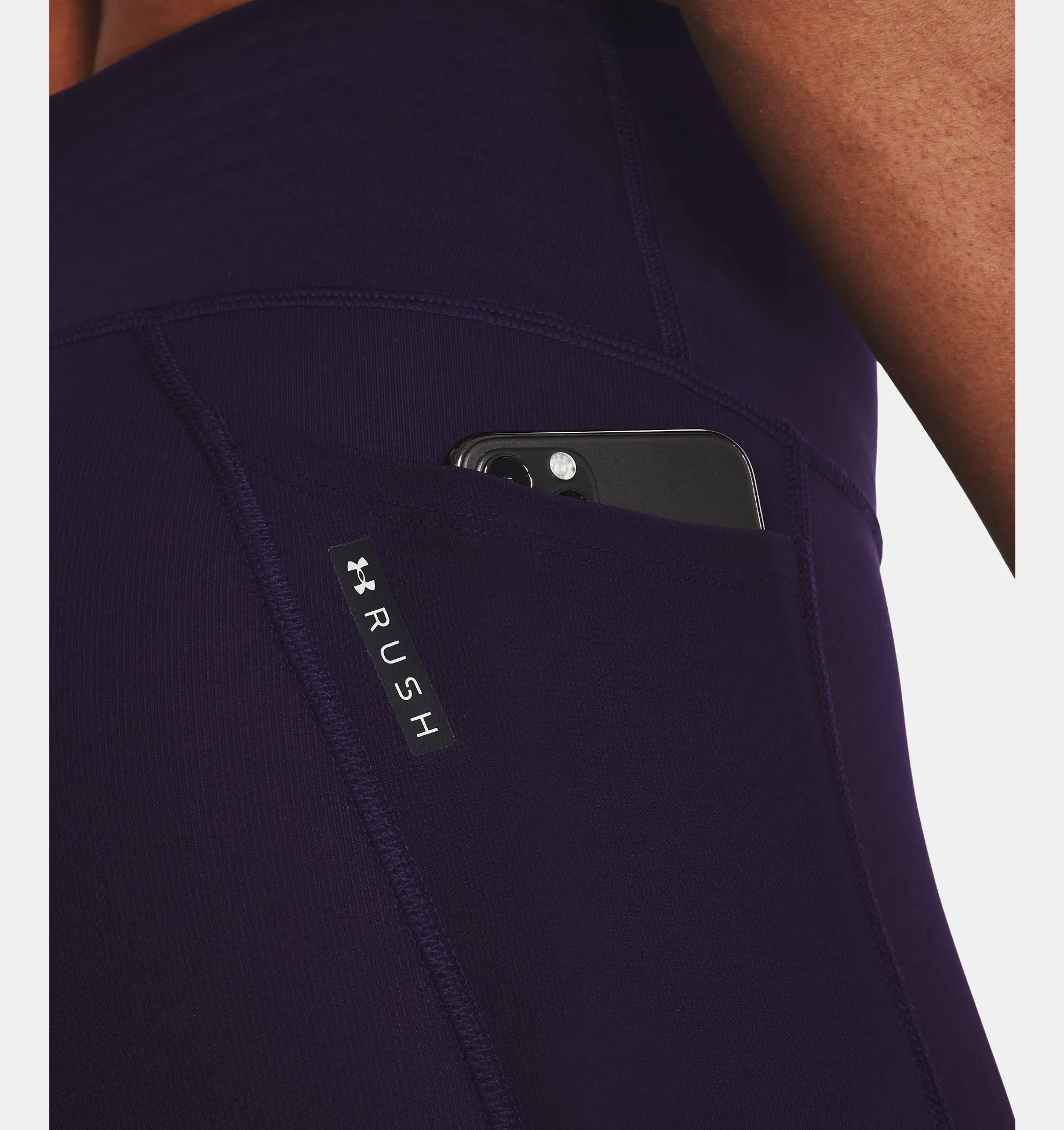 Calzas UA RUSH™ No-Slip Waistband Full-Length para mujer image number 5