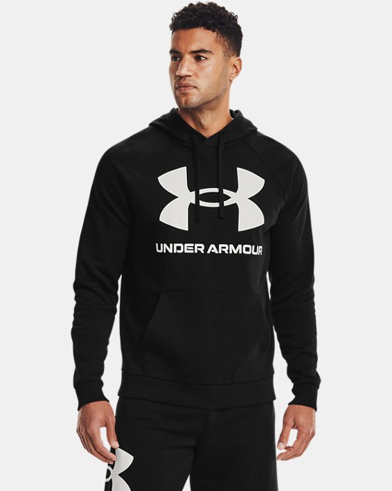 UA Rival Fleece Big Logo HD-BLK