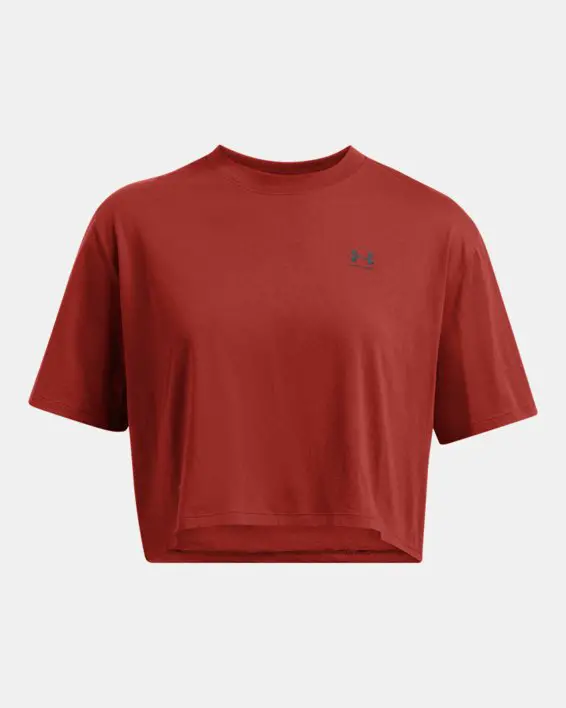 Remera Boxy crop de Entrenamiento Logo para Mujer image number 2