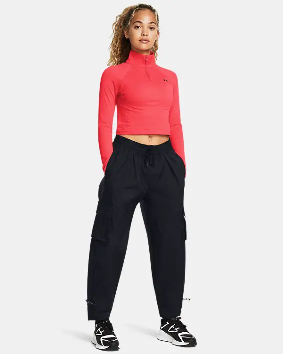 Pantalón de Entrenamiento Crinkle Woven para Mujer image number 2