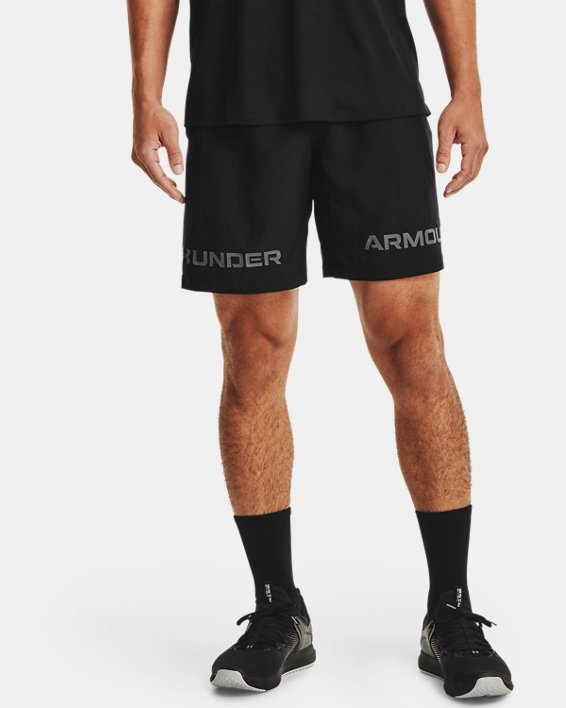 Short de entrenamiento UA Woven Graphic Wordmark para Hombre